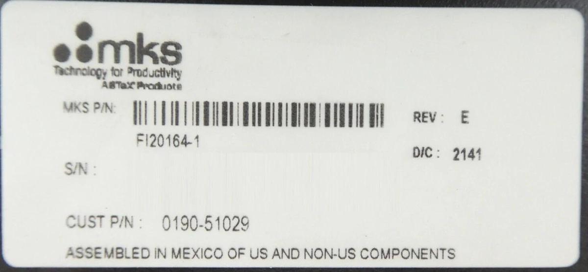 Used MKS Instruments FI20164-1 Precision Power Detector Microwave RF ASTeX Working