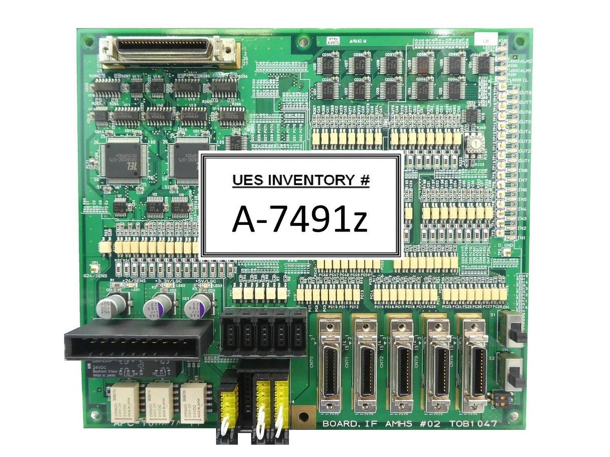 Used TEL Tokyo Electron APC-T0047A-11 IF AMHS #02 PCB TOB1047 Lithius Working Surplus