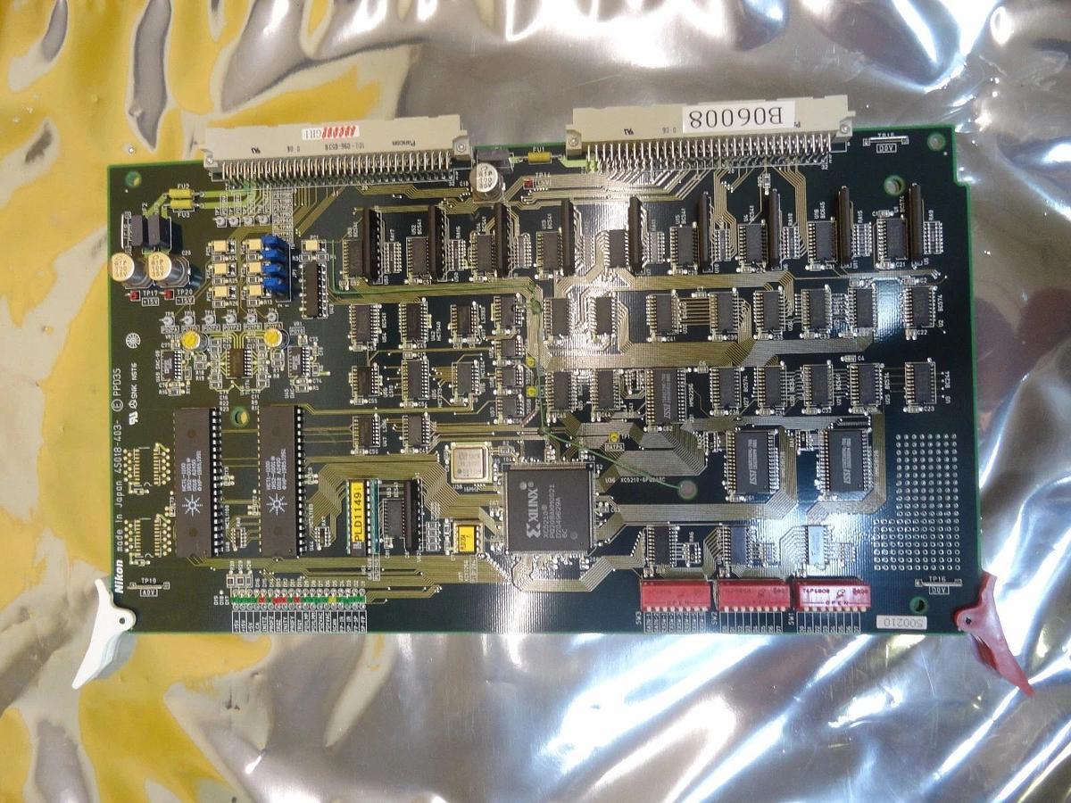 Used Nikon 4S018-403-Ⓔ Processor PCB Card PPD3S NSR-S204B Step-and-Repeat Working