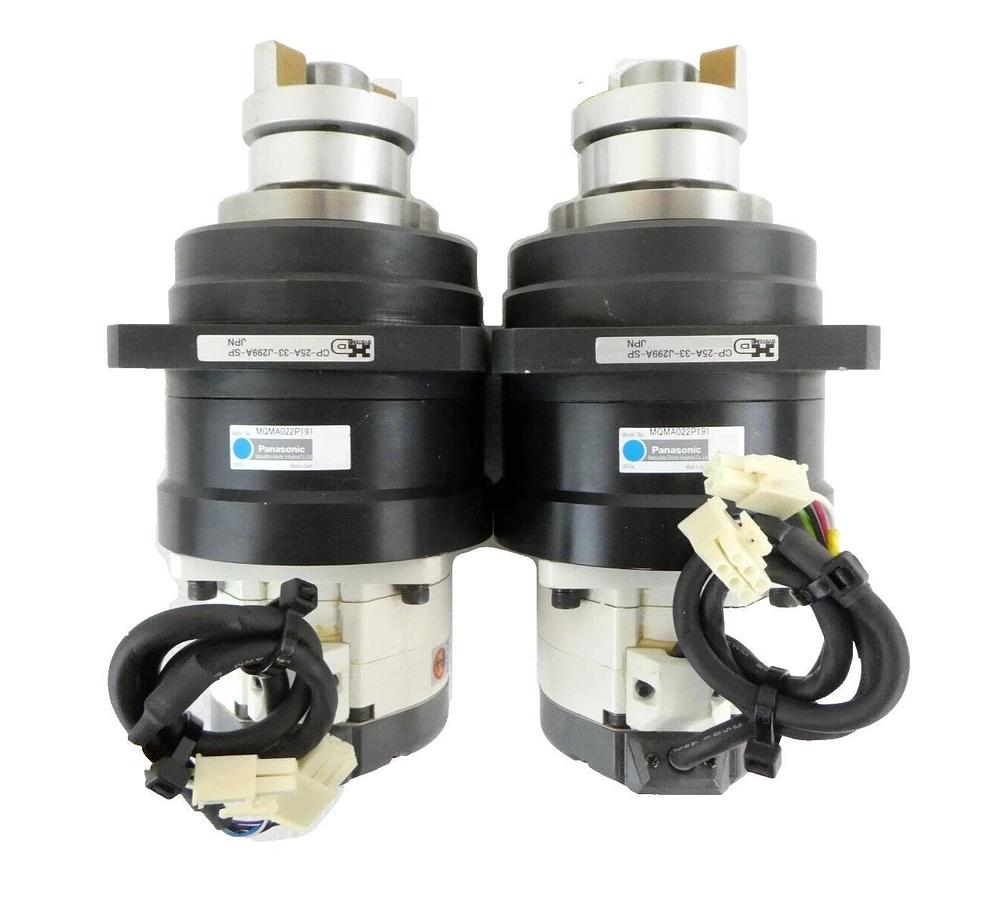 Used Panasonic MQMA022P2C AC Servo Motor CP-25A-33-J299A-SP Lot of 2 Working Surplus