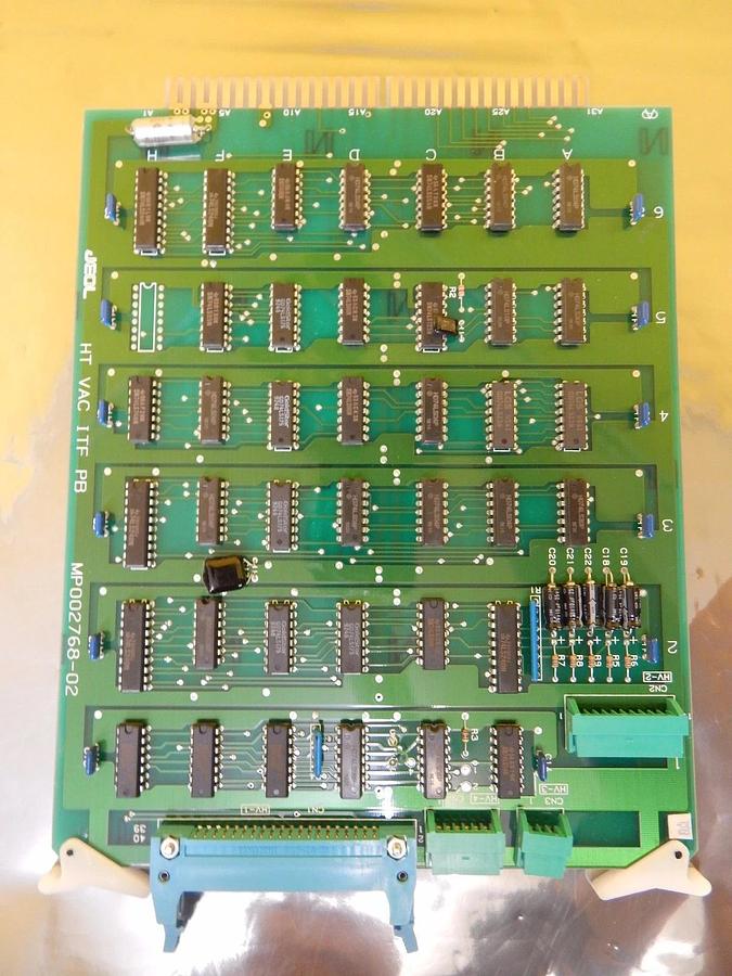 Used JEOL MP002768-02 HT VAC ITF PB Interface Board PCB Card EM-2010F Working
