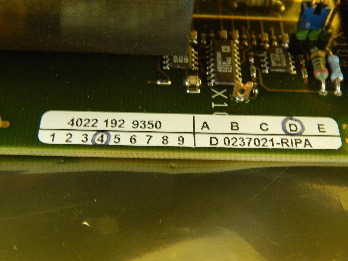 Used FEI Company 4022 192 9350 Power Supply PCB Card SEM EDCU CLM-3D Working