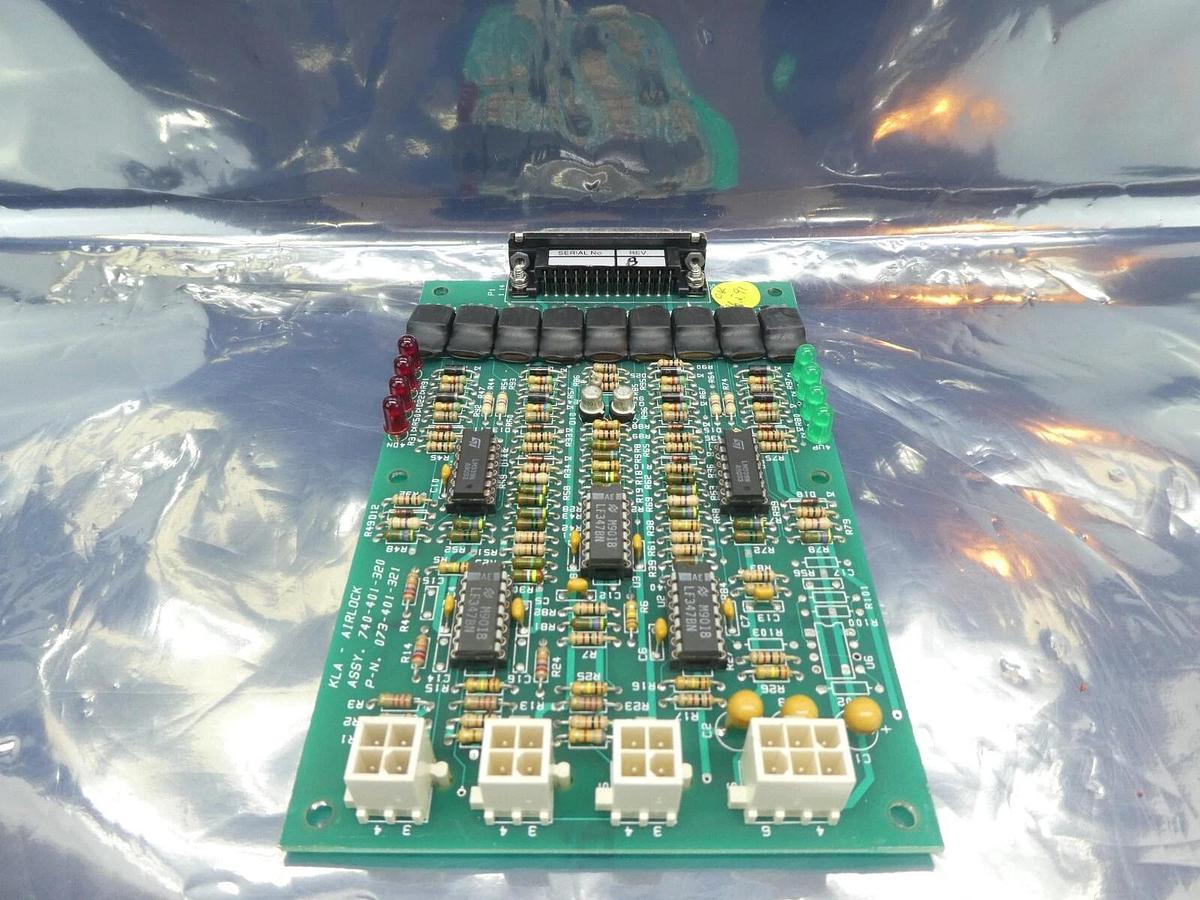 Used KLA-Tencor 073-401-321 Airlock PCB 740-401-320 eS31 E-Beam System Working Spare