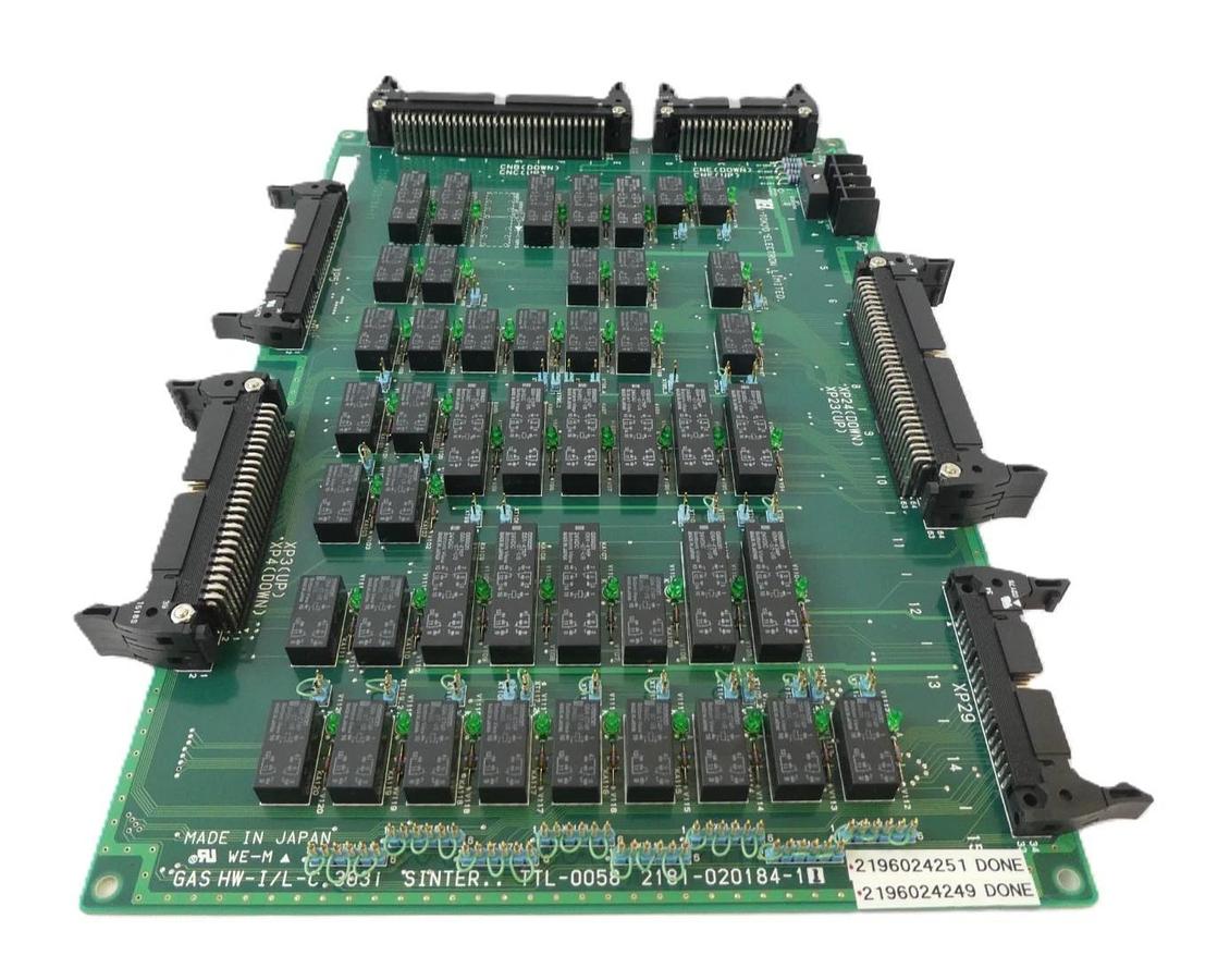 Used TEL 2180-020590-11 Gas HW-I/L-C 303i SINTER TTL-0058 PCB 2181-020184-11 Working