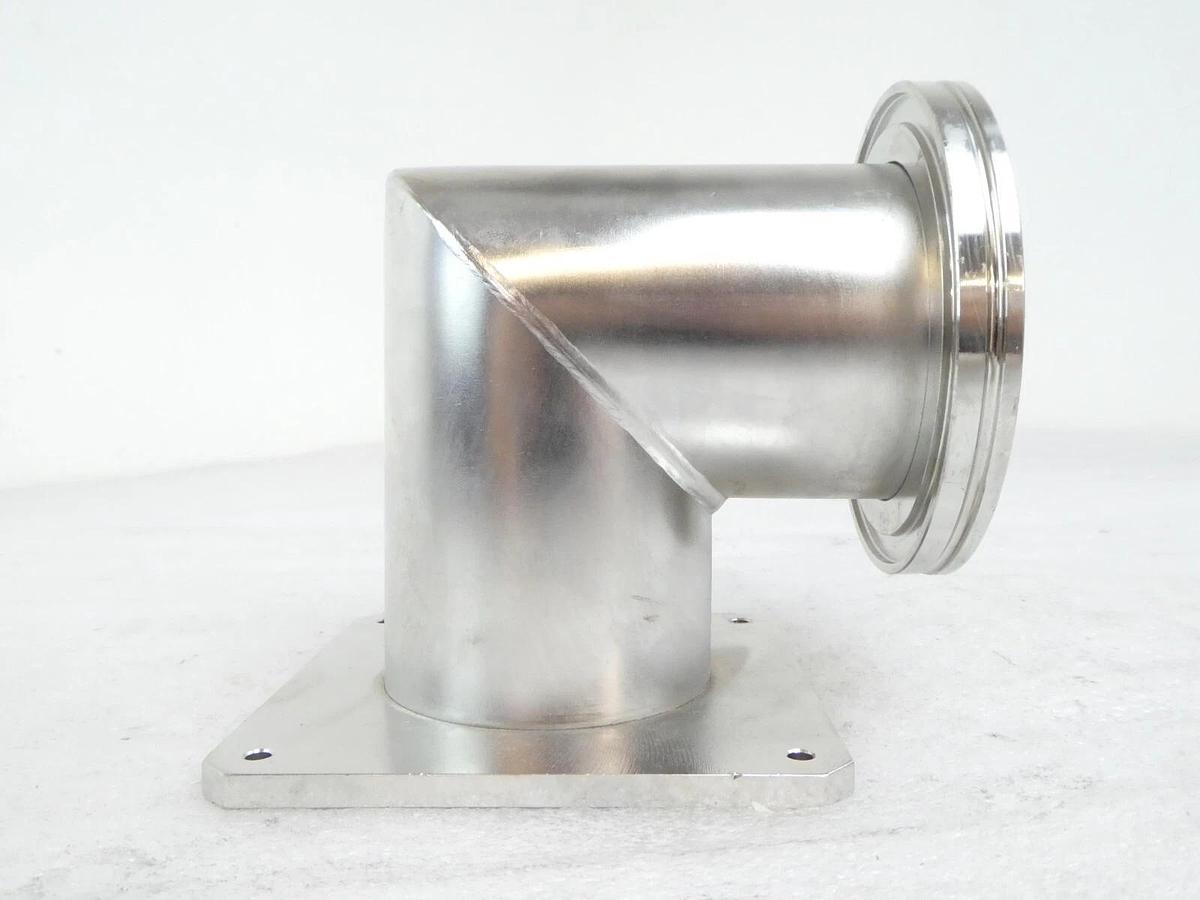 Used Novellus Systems 16-00104-00 90° Right Angle 3.5" Vacuum Duct Lot of 3 Working
