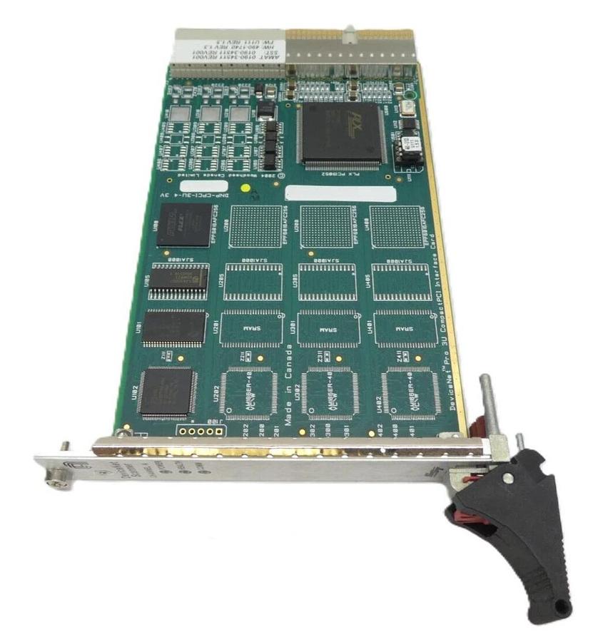 Used SST Woodhead DNP-CPCI-3U-4 DeviceNet Scanner PCB Card AMAT 0190-34511 Working