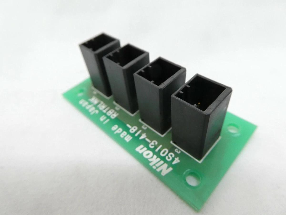 Used Nikon 4S013-418 Robot Interlink Board PCB RBTRLNK NSR System Working Spare
