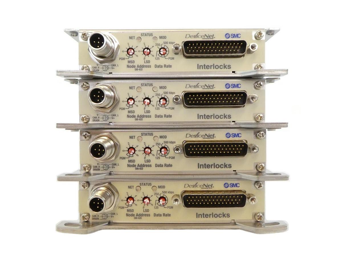 Used SMC EX160-SDN1 DeviceNet Interface Reseller Lot of 4 Working Surplus