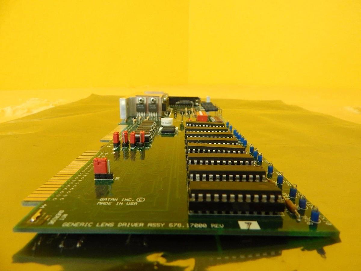Used Gatan 678-17004 GIB Lens Driver LENS 3 PCB Card Rev. 6 JEOL JEM-2010F Used