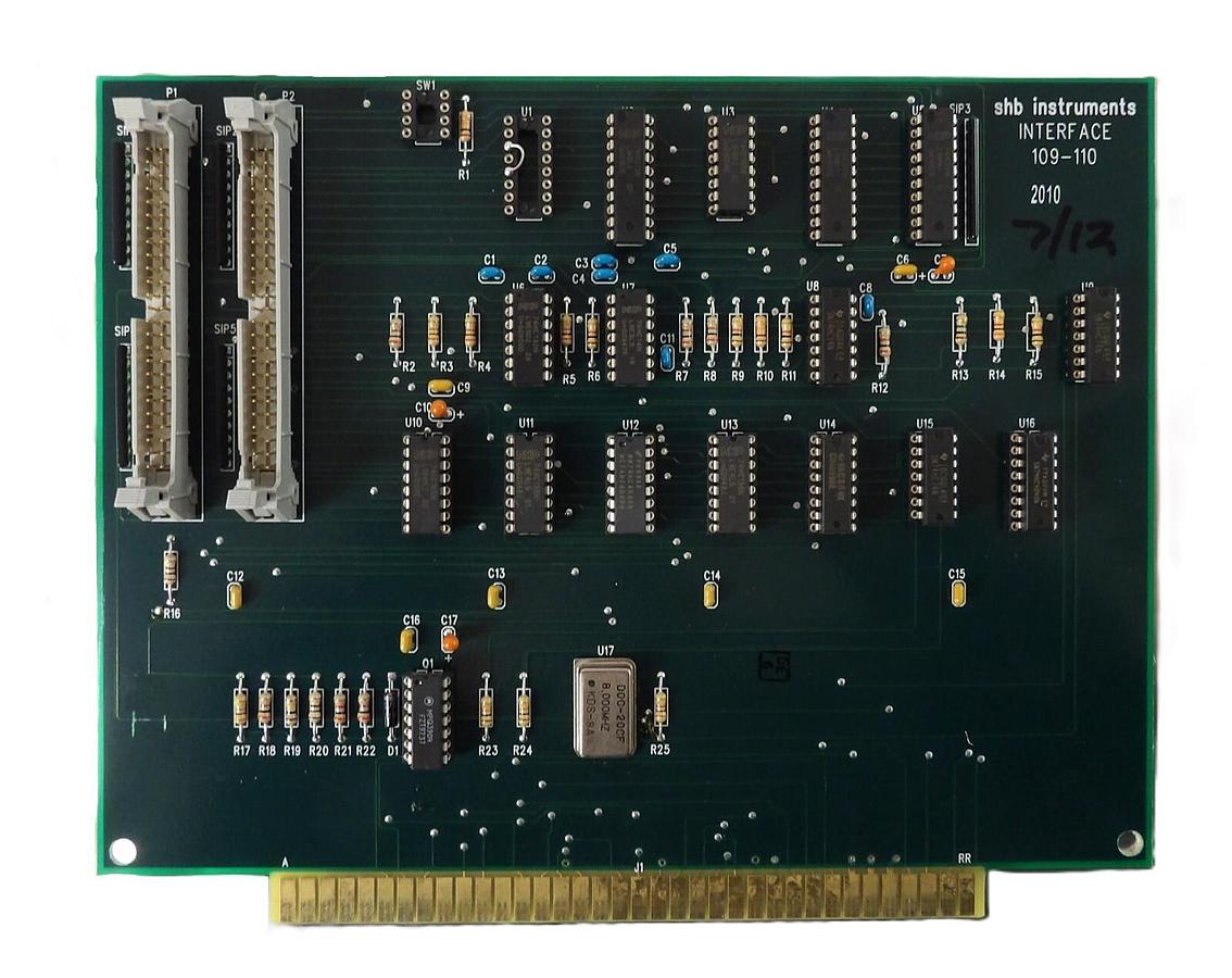 Used SHB Instruments 109-110 Magnetic Measurement Interface PCB Working Surplus