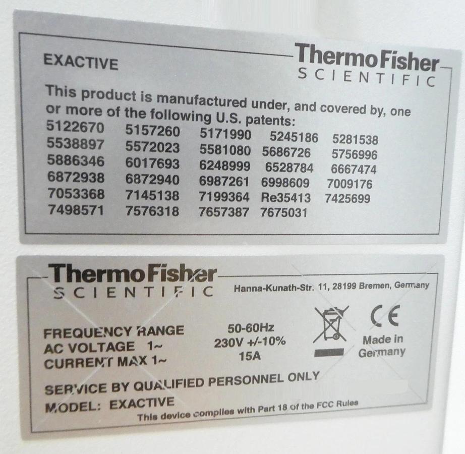 Used Thermo Fisher Scientific Exactive LC/MS Mass Spectrometer Untested Surplus