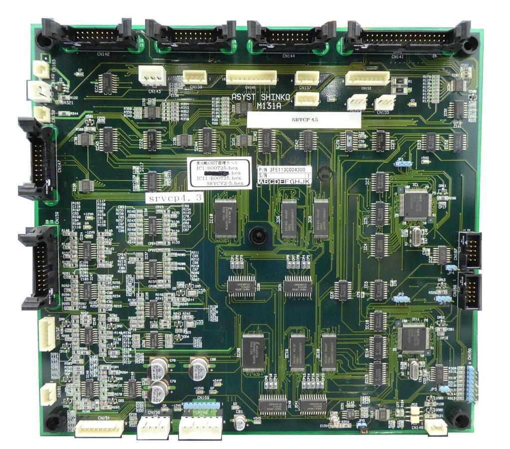 Used Asyst Shinko 3FE113C004300 Servo Control PCB M131A SRVCP 4.5 SRVCP 4.3 Working