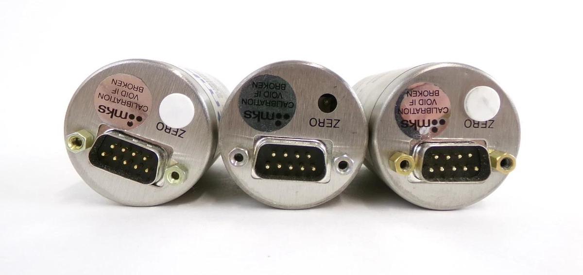 Used MKS Instruments 722A 722B Baratron Pressure Transducer Reseller Lot of 7 Spare
