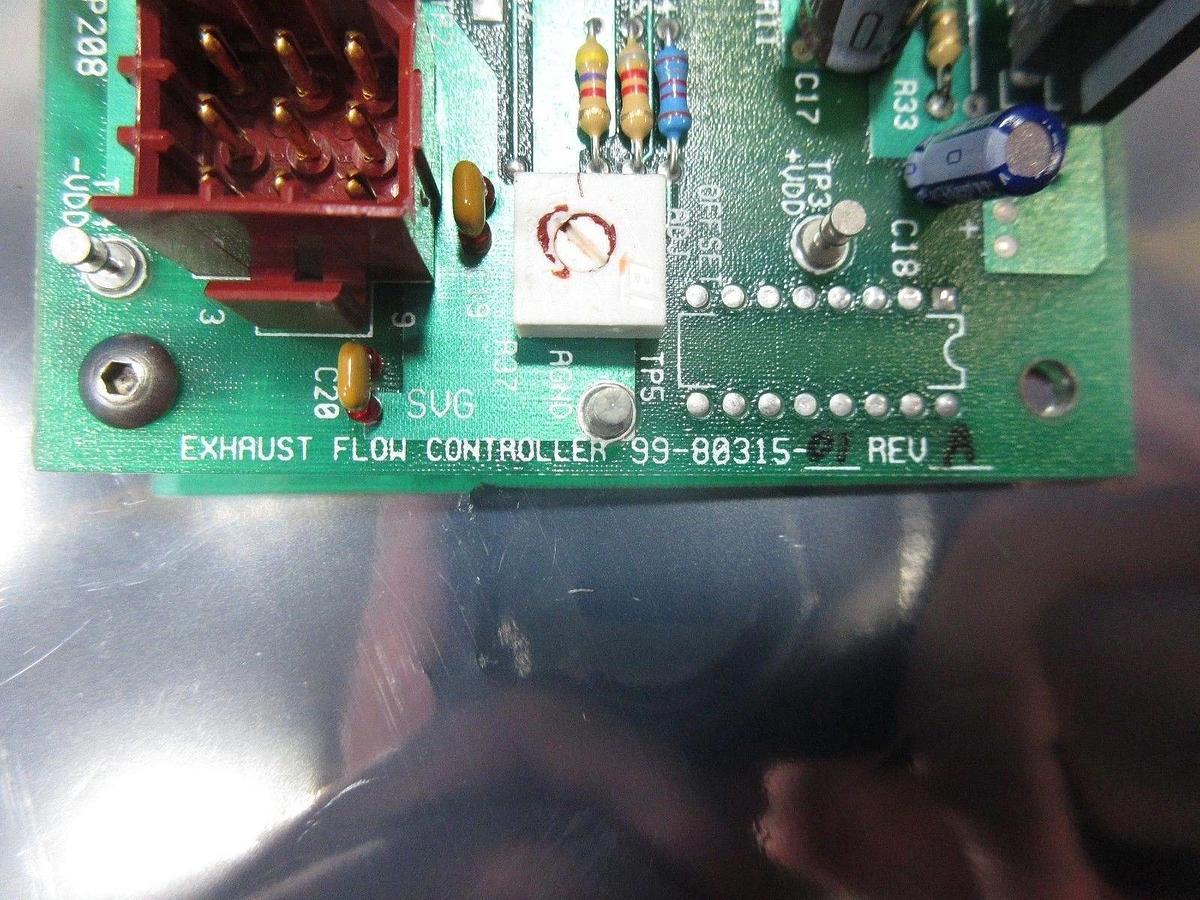 Used SVG Silicon Valley Group 99-80315-01 PCB Exhaust Flow Controller 90S Used