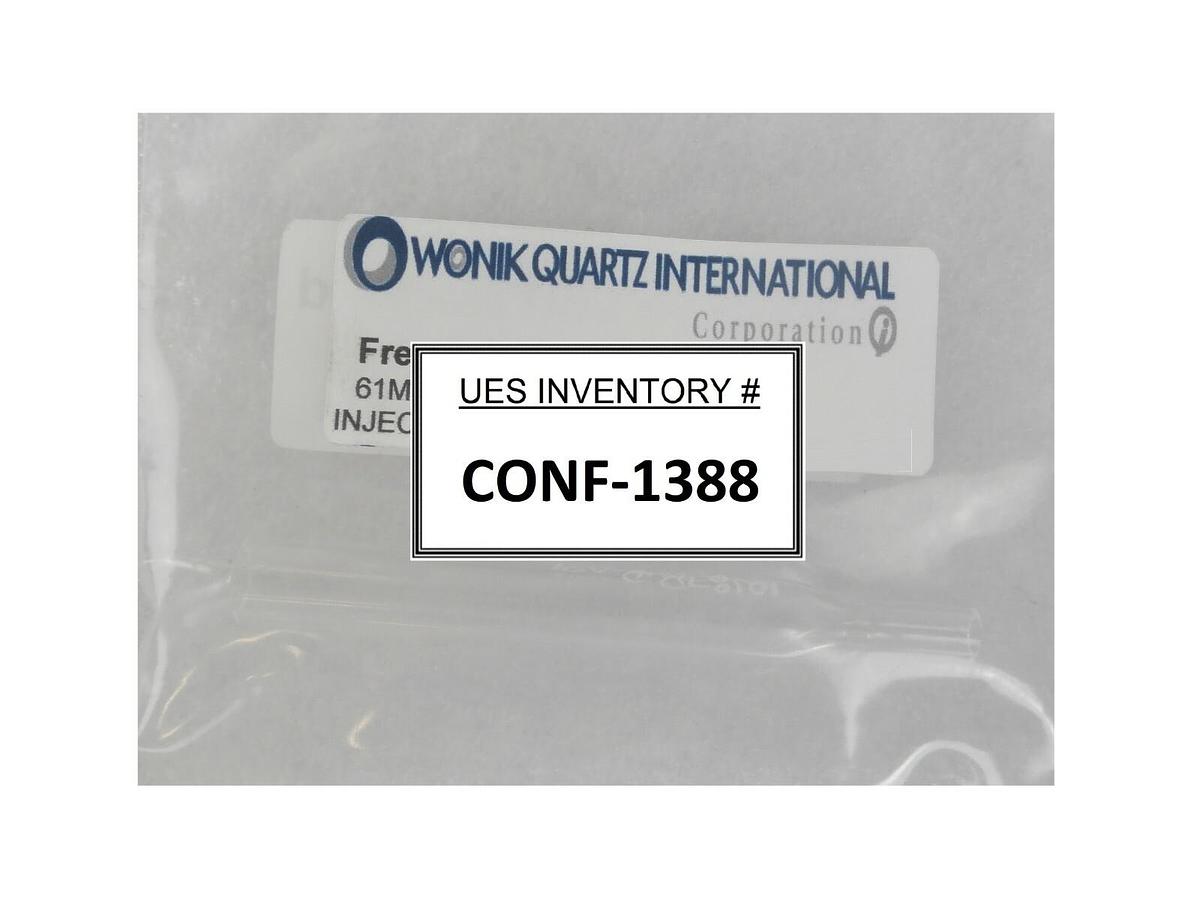 Wonik Quartz International 61MSA10187D ISD Injector TEL Tokyo Electron New