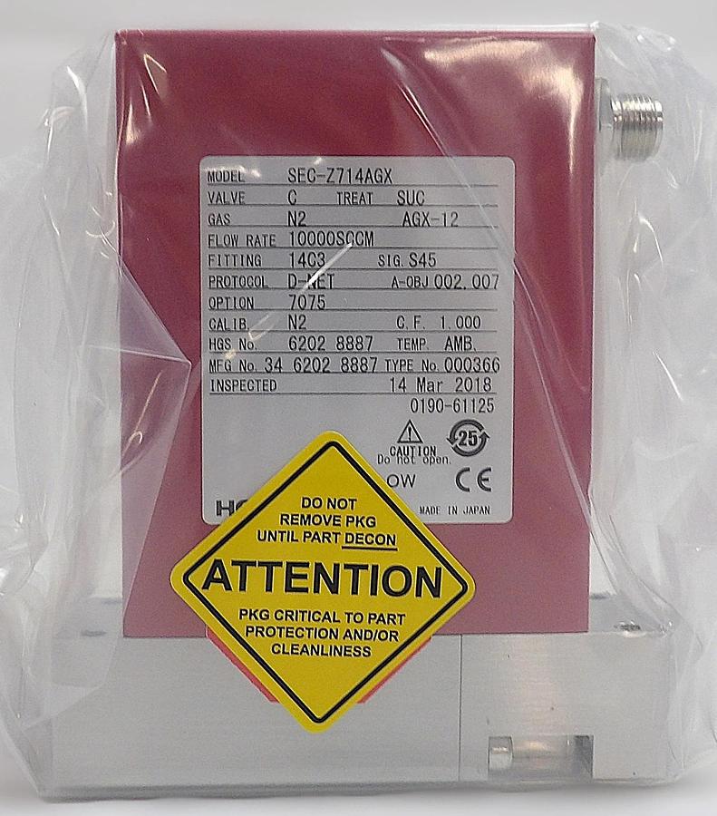 Horiba STEC SEC-Z714AGX Mass Flow Controller MFC 1000 SCCM N2 Lot of 2 New