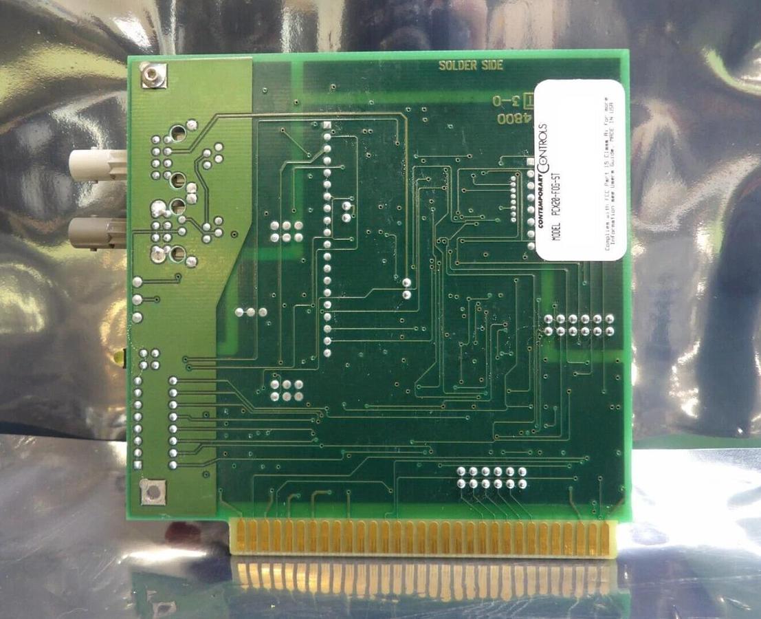 Used Contemporary Controls CCSI PCX20 ISA PCB Card PCX20-FOG-ST Working Surplus