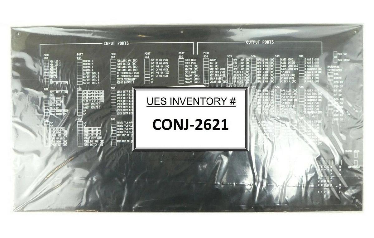Mattson Technology 301-02189-00 System LED Terminal Panel CVR New Surplus