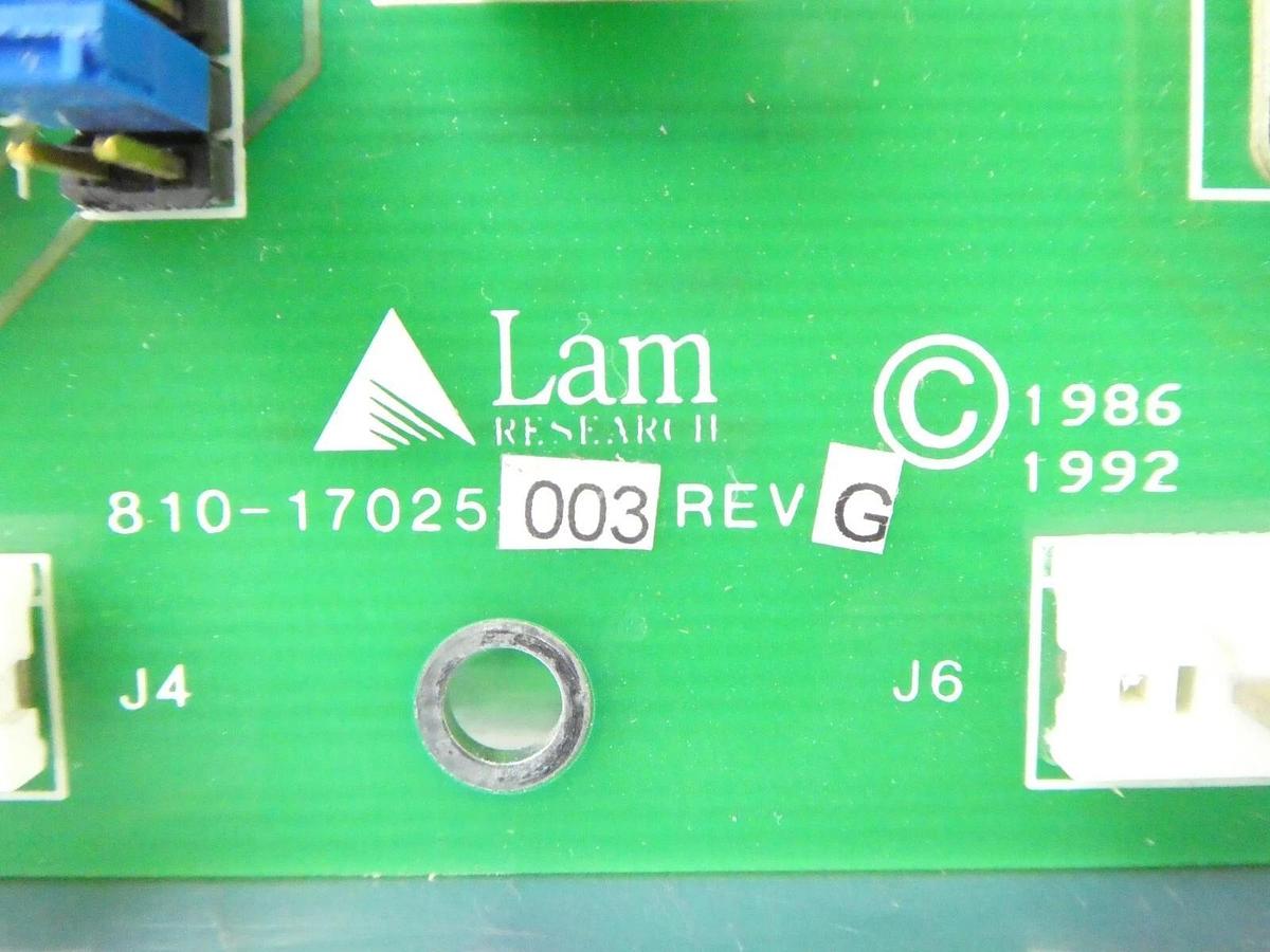 Used Lam Research 810-17025-003 RF Generator Cart Breakout PCB 710-17025-3 Working