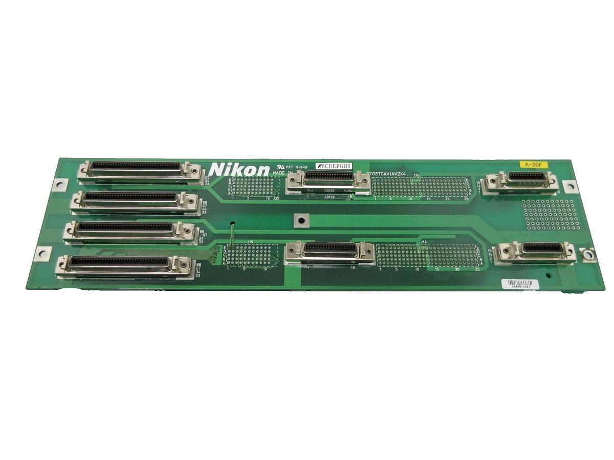 Used Nikon 4S013-370 Backplane Interface Board PCB STGSTCAV1AV2X4 NSR Working