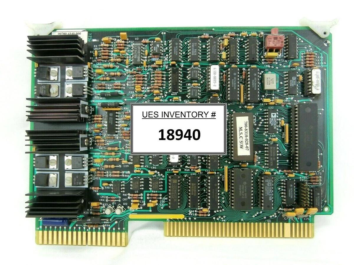 Used Kulicke & Soffa 00780-4340-000 Z MSC S/W PCB Card 06100-4311-001-01 Working
