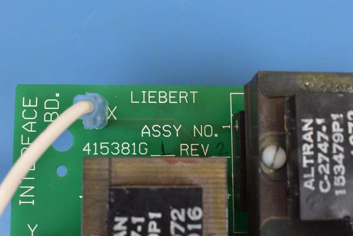 Used Liebert Emerson 415381G1 PCB Interface Circuit Board Assembly