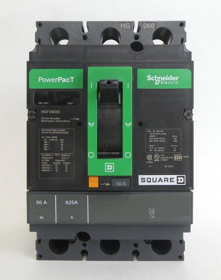 Schneider Electric HGF36050 Circuit Breaker PowerPacT Square D New Surplus