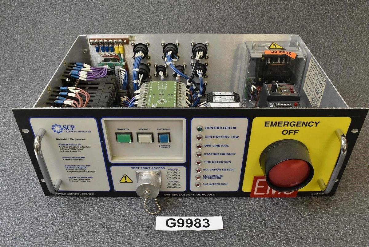 Used SCP 8800-00002-01 Control, Switchgear PCC-100