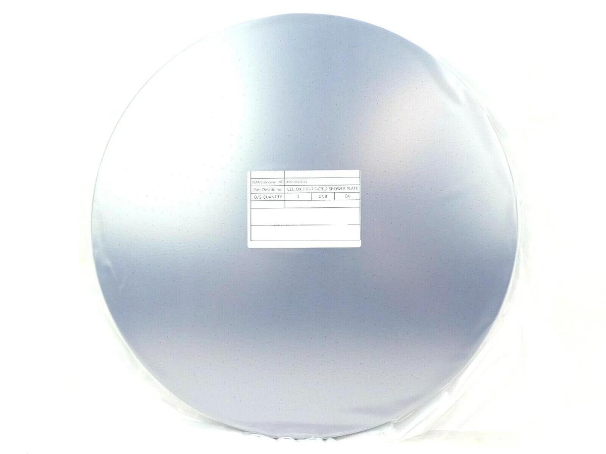 Refurbished TEL Tokyo Electron 3D10-250834-V1 Shower Plate OX T10-7.5-C912 Cu Refurbished