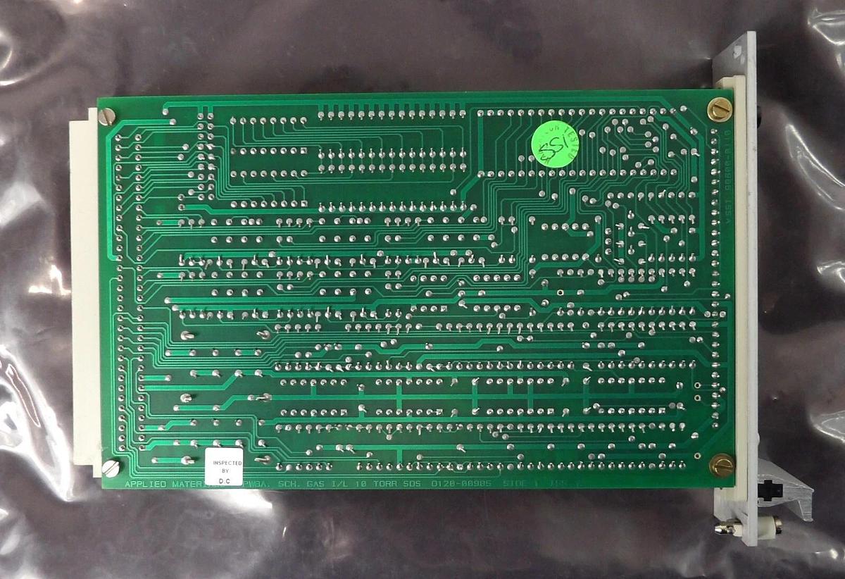 Used AMAT Applied Materials 0120-00985 Gas Interlock PCB Card Working Surplus