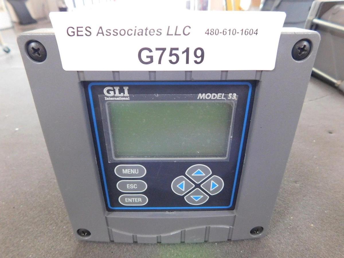 Used GLI INTERNATIONAL E53A2A1N Electrodeless Conductivity Analyzer Model 53