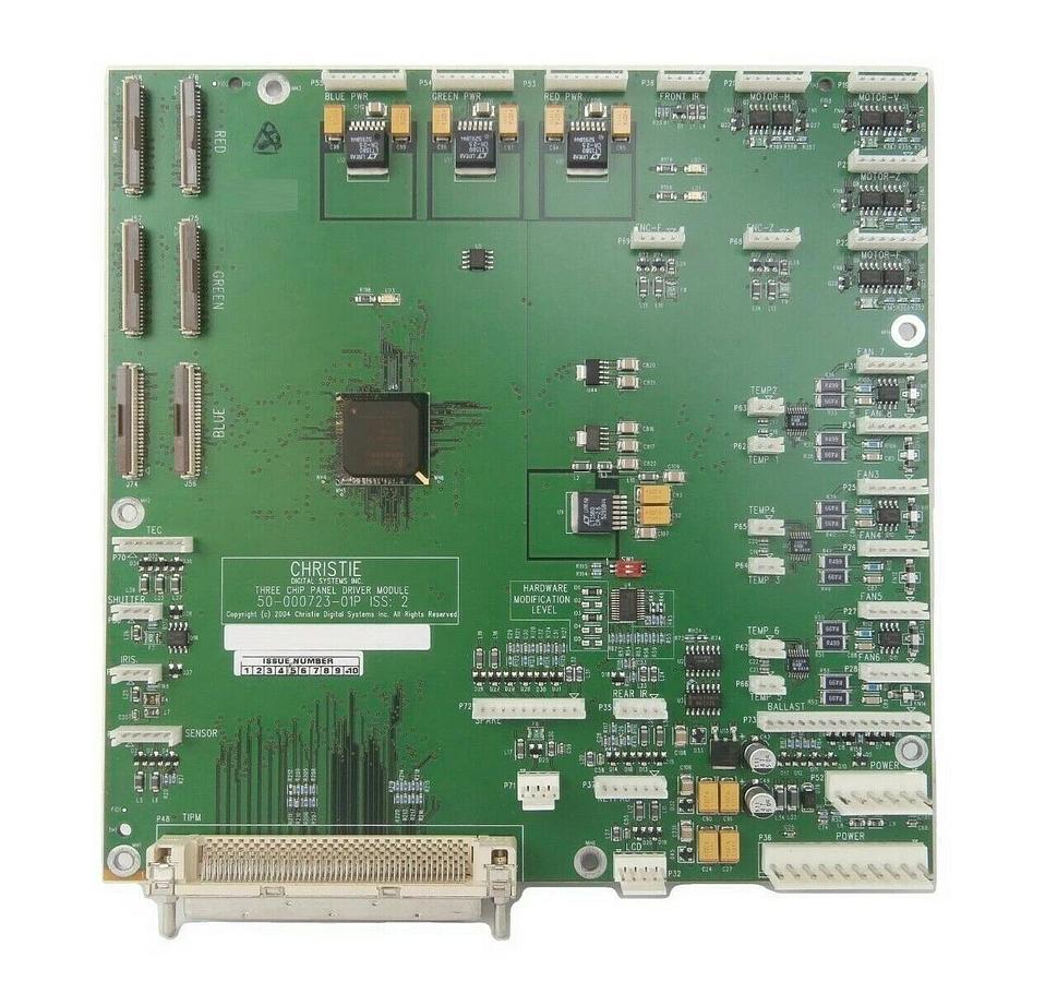Used Christie Digital Systems 50-000723-01P Panel Driver Module PCB MATRIX S+2K Spare