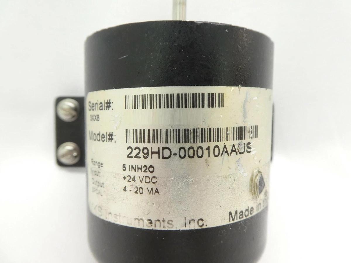 Used MKS Instruments 229HD-00010AAUS Pressure Transmitter Type 229A Untested As-Is