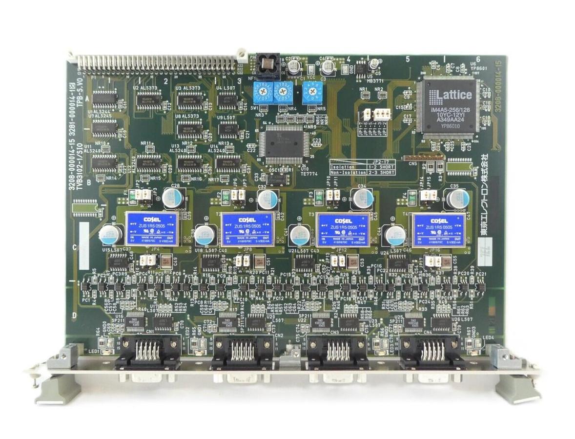 Used TEL Tokyo Electron 3281-000014-18 PCB Card TVB3102-1/SIO 3208-000014-15 Working