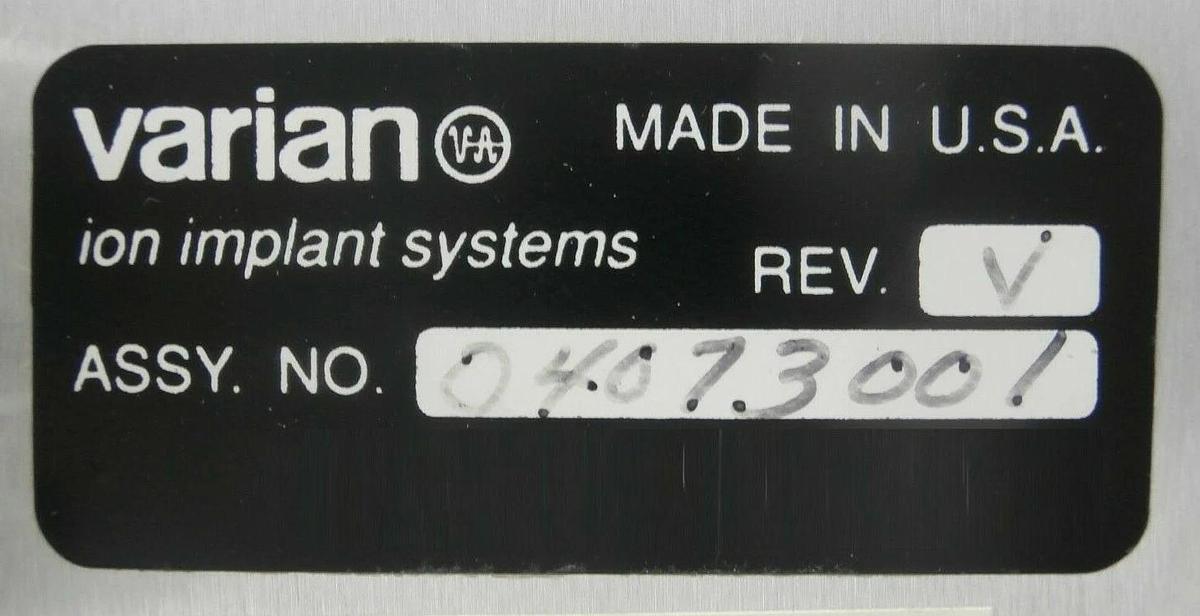 Used Varian 04073001 Accel/Decel Power Supply MDL-1/2 Damaged Connector As-Is