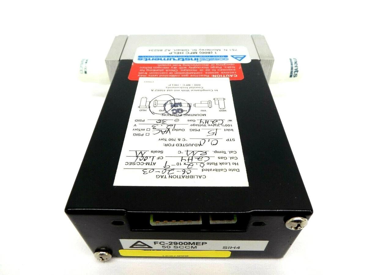 Refurbished Tylan FC-2900MEP Mass Flow Controller MFC 50 SCCM SiH4 2900 Series Refurbished
