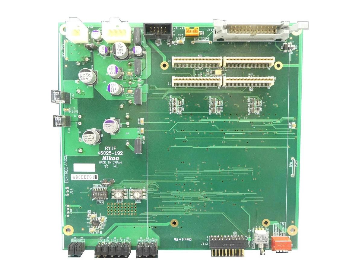 Used Nikon 4S025-192 Interface PCB RYIF NSR Series Working Surplus