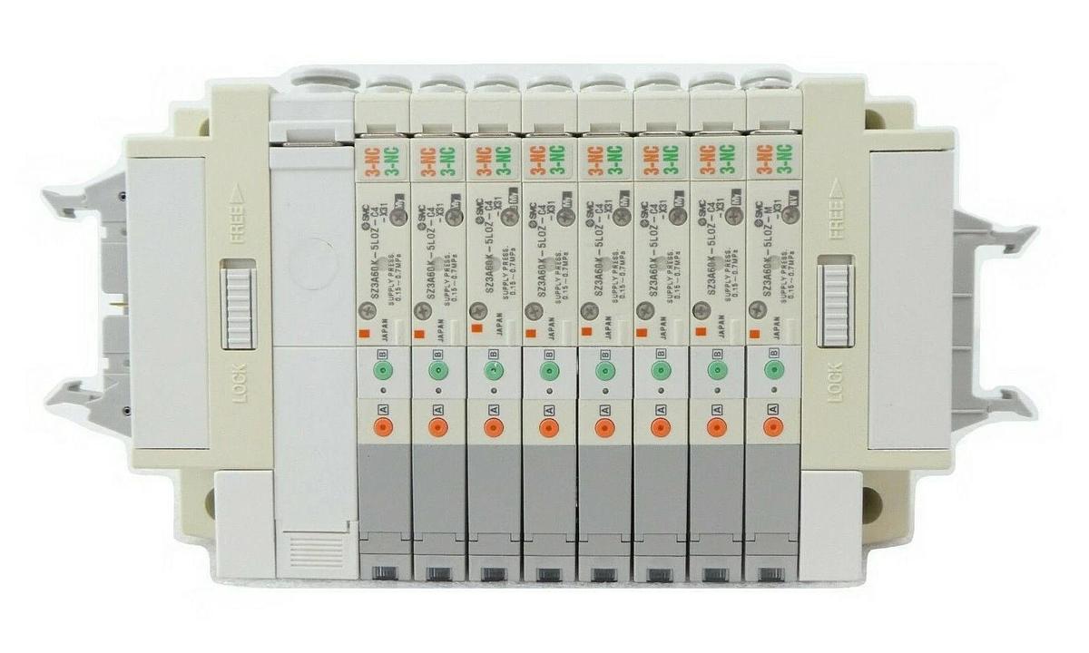 TEL Tokyo Electron 3D80-001913-11 SMC 8-Port Pneumatic Manifold New Surplus