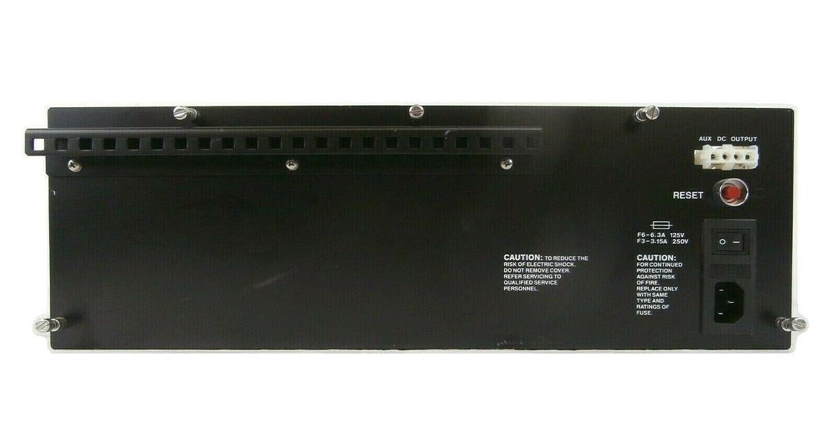 Used Comark TM 14 Slot Chassis Power Supply Panel Veeco 1201 52-02370-001 Working