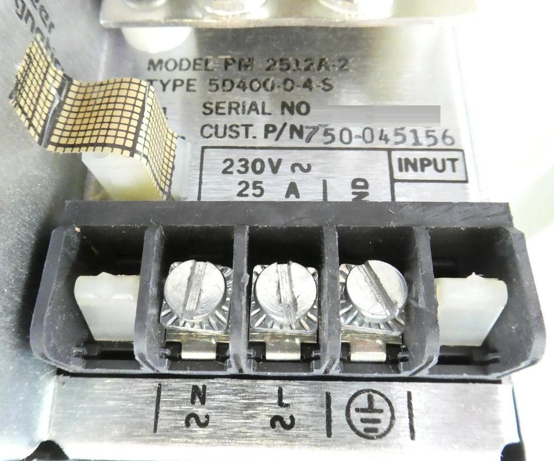 Used Pioneer Magnetics PM 2512A-2 Power Supply KLA-Tencor 750-045156-00 eS31 Working