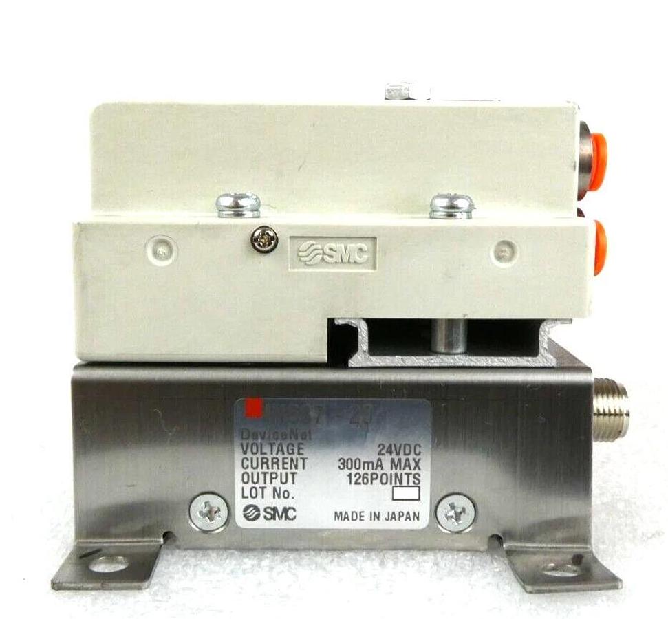 Used SMC IN587-20 63-Port Pneumatic Manifold SJ2A60T-5NFZ-N1-X21 AMAT Working