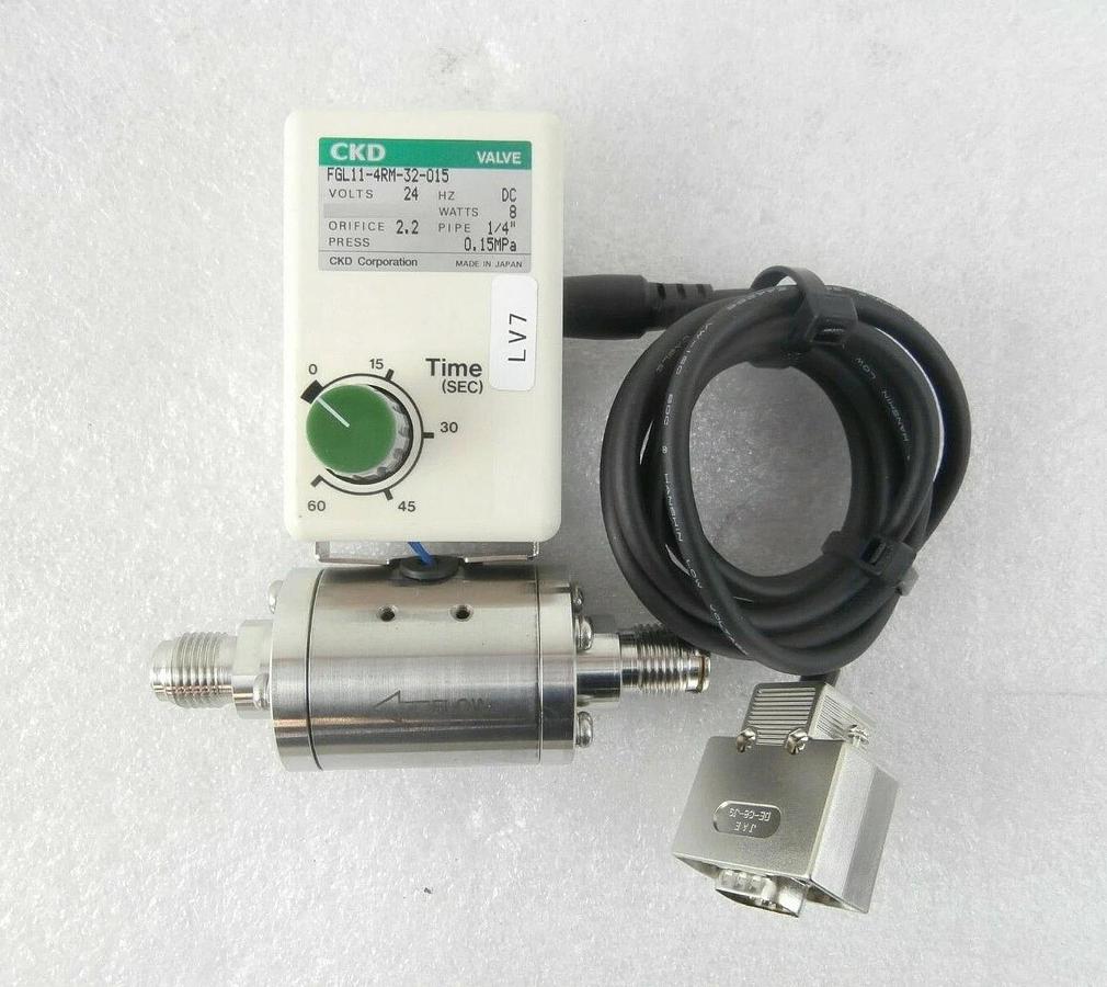 Used CKD FGL11-4RM-32-015 Timed Vacuum Break Valve Reseller Lot of 2 Working Surplus