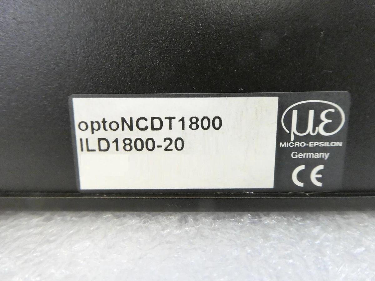 Used Micro-Epsilon ILD1800-20 Laser Displacement Controller optoNCDT 1800 Working