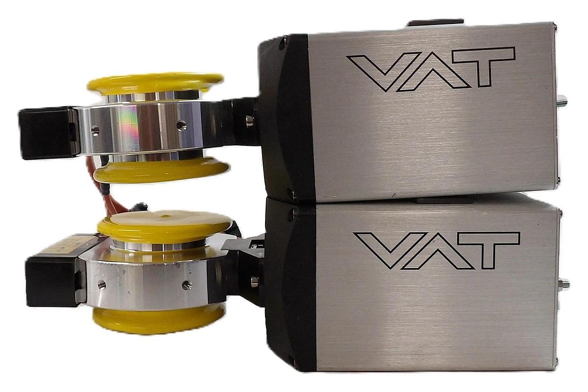 Used VAT 61234-KAGQ-BFS2 Butterfly Valve Control Series 612 Lot of 2 Working
