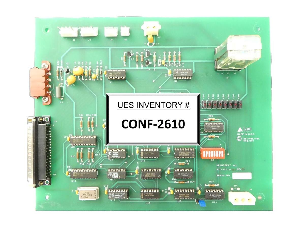 Used Lam Research 810-17012-001 Heartbeat BD PCB Rev. F Rainbow 4420 Working Surplus