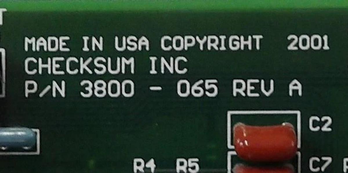 Used Checksum 3800-065 PCB Card SMT-2 Reseller Lot of 3 Working Surplus