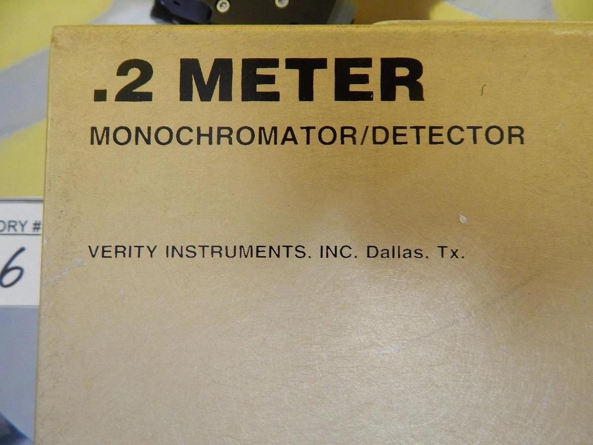 Used Verity Instruments 1000805 Monochromator Detector EP200Mmd 572961 Working