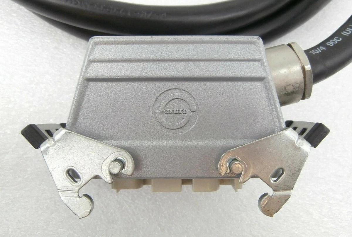 Used Edwards E21909516 iQDP Power Plug with 6 Foot Cable 1.8M iQDP40 iQDP80 Working
