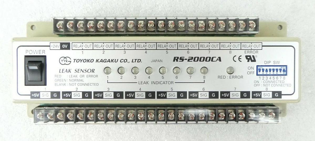 Used Toyoko Kagaku RS-2000CA Leak Sensor Reseller Lot of 6 TEL Trias Working Surplus
