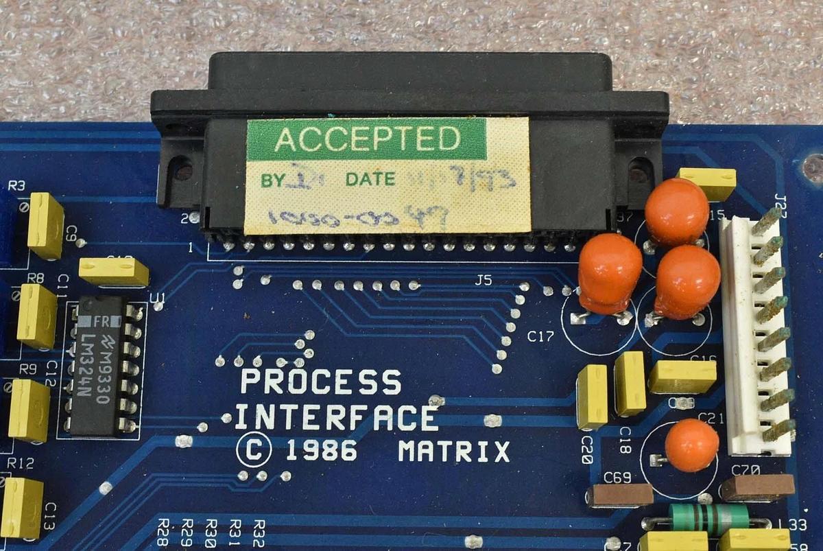 Used Matrix Integrated Systems 100-0047 PCB Process Interface